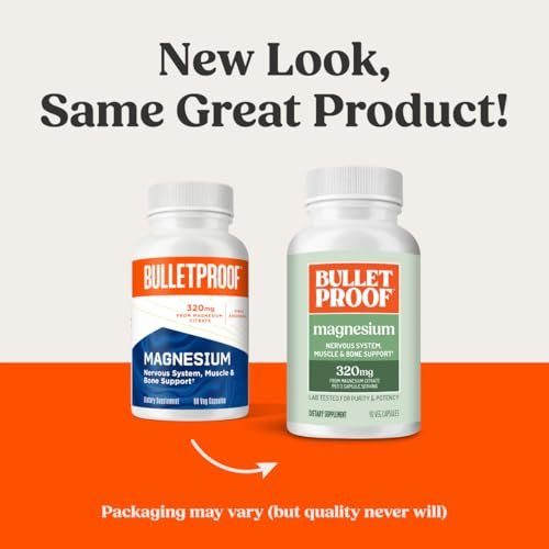 Bulletproof Magnesium Capsules, 90 Count – – Convenient Capsules: Easy-to-swallow capsules make daily – Image 5