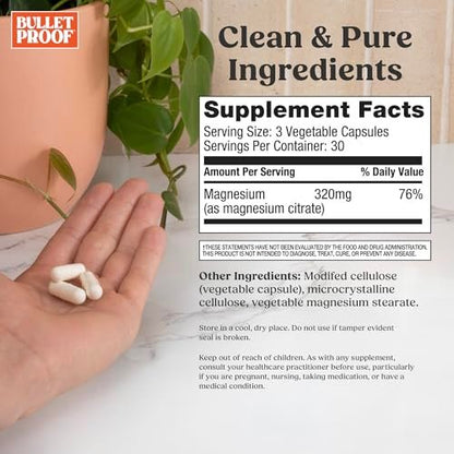 Bulletproof Magnesium Capsules, 90 Count – – Bone Strength: Magnesium contributes to bone density by aiding – Image 3