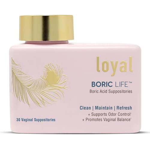 Loyal Boric Life - Boric Acid Suppositories - 600mg - Supports Odor Control - Promotes Balance - Soothes Discomfort - Made in USA - 30 Count - görsel 9