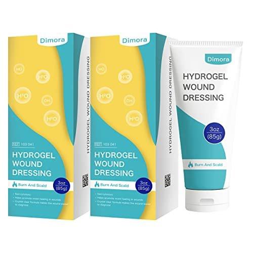Dimora 2 Packs 6oz Hydrogel First Aid Ointment, Burn Injury Soothing Gel, Skin Repair Cream for Emergency Burn, Postoperative Incisions, Bruises, Debridement Wound Care - görsel 9