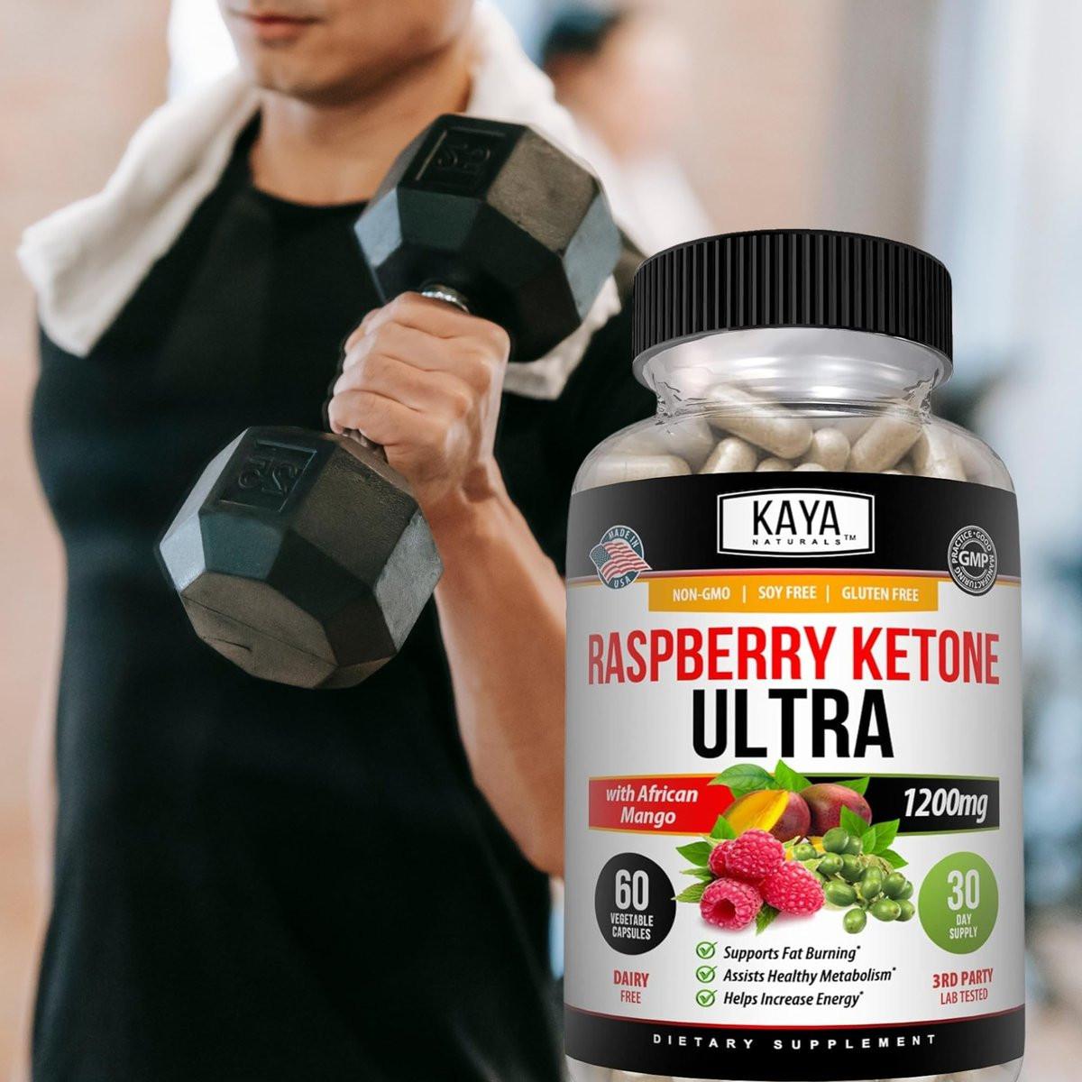 Kaya Naturals Keto Diet Raspberry Ketone - Weight Loss Supplement, Appetite Control, Boost Metabolism - 60 Count - görsel 2