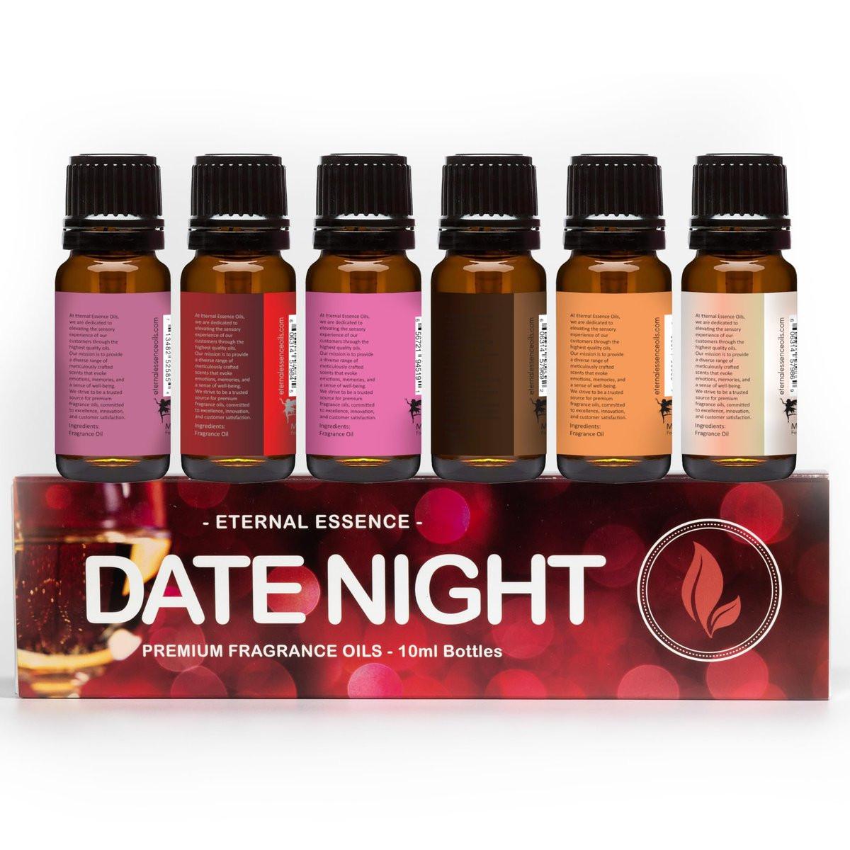 Eternal Essence Oils Date Night Set of 6 Premium Fragrance Oils - Includes PS I Love You, Amber Romance, Secret Crush, Chocolate Fondue, Strawberry Champagne, and Love Spell Scented Oils - 10ML - görsel 9