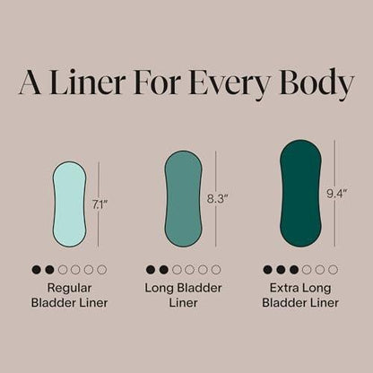 Cora 100% Organic Cotton Topsheet Bladder Liners (78 Regular Bladder Liners)