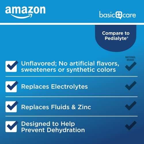 Oral Electrolyte Solution with Zinc for Rehydration, Unflavored, No Artificial Flavors or Sweeteners, 33.8 fl oz (1-Pack) - görsel 6