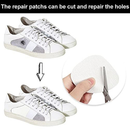 Shoe Heel Repair, 4 Pairs Self-Adhesive Inside Shoe Patches Kit for Repair Holes