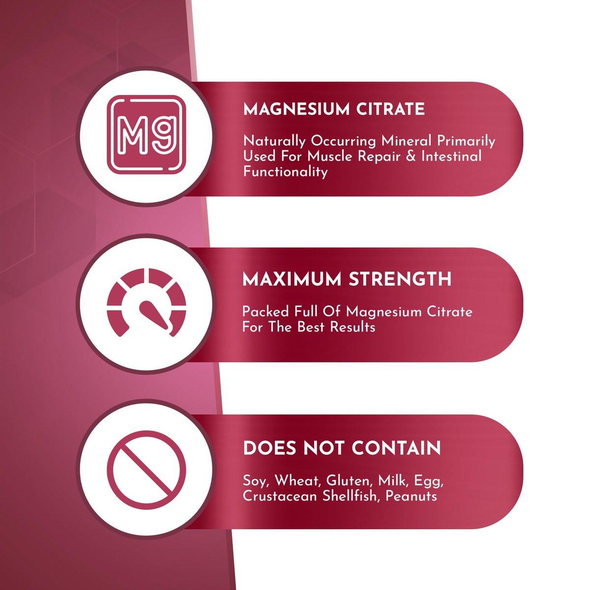 Atlantis Nutrition Magnesium Citrate Gummies – Magnesium per Serving: 90mg (from 770mg Magnesium Citrate) – Image 10
