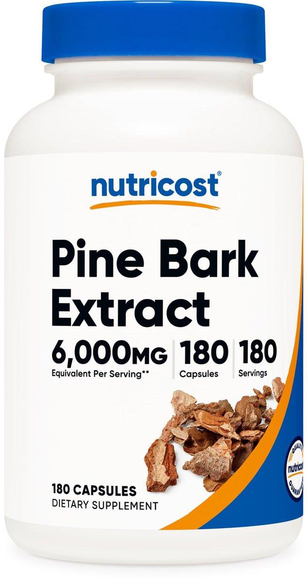 Nutricost Pine Bark Extract, 180 Capsules for 180 Servings Per Bottle - görsel 1