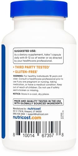 Nutricost Devils Claw Extract 120 Capsules for 120 Servings Per Bottle - Vegetarian, GMO Free and Gluten Free