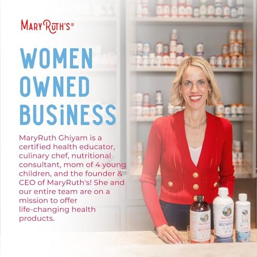 MaryRuth’s Multivitamin Liposomal for Women 40+ | Womens Multivitamin Liposomal | Immune Support Supplement | Menopause Supplement | Methylated Multivitamin | Vegan | Sugar Free | Non-GMO | 15.22 Fl Oz - görsel 14