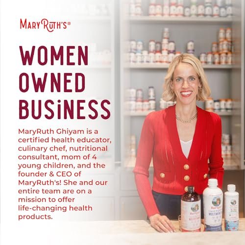 MaryRuth Organics Multivitamin for Men | Sugar Free Men's Multivitamin | Liquid Vitamins for Men | Immune Support Supplement | Cognitive Health & Overall Wellness | Vegan | Non-GMO | 15.22 Fl Oz - görsel 16