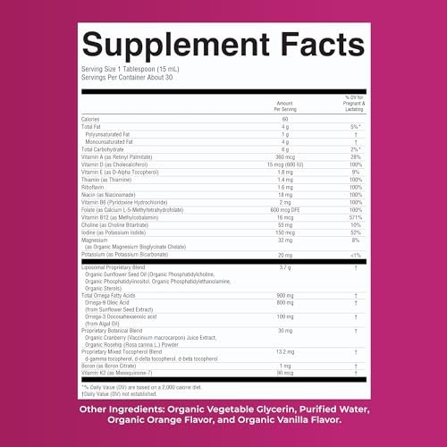 MaryRuth’s Prenatal & Postnatal Multivitamin – Liposomal Delivery: Liposomes encapsulate nutrients to protect – Image 16