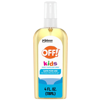 OFF! Kids Mosquito & Tick Repellent Spray, Botanically Inspired, Safe for Use On Kids, 4 oz