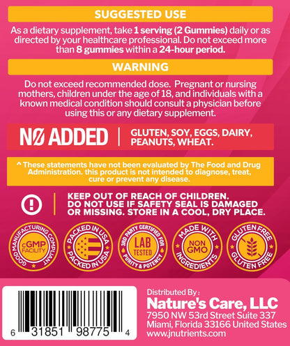 Collagen Gummies for Women & Men (90 Count) - Premium Hydrolyzed Collagen Type I & III for Hair, Skin & Nails Support - Great Tasting Tropical Flavor, Gluten-Free, Non-GMO - 90 Gummies (45 Servings)