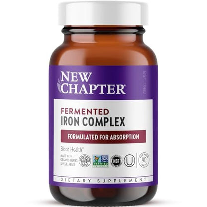 New Chapter Iron Supplement, Whole-Food – Non-Constipating Formula: Unlike conventional iron supplements, this – Image 2