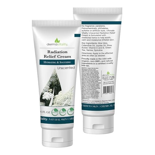 UltimateVitality Unscented Radiation Burn Relief Cream – Calendula Cream for Radiation Patients, Natural, Organic, Paraben, Phthalate Free - 6 oz - görsel 1