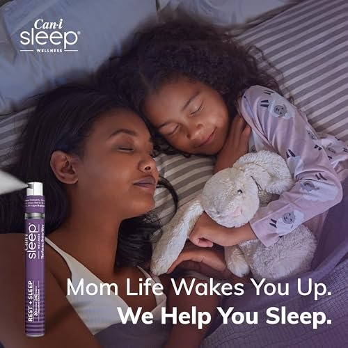 Can-i Sleep Spray for Adults – Fast-Acting Melatonin Spray with GABA & 5-HTP – Sleep Supplement to Fall Asleep Faster & Stay Asleep Longer – No Grogginess, Lack of Sleep Aid – 30 Servings 240 Sprays - görsel 2