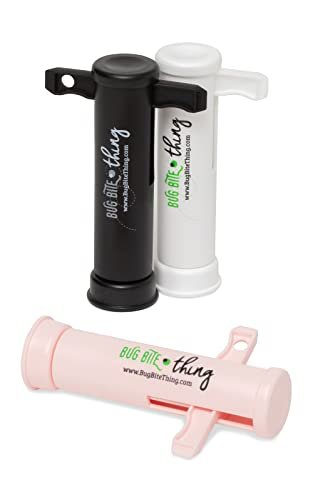 BUG BITE THING Suction Tool - Bug Bites and Bee/Wasp Stings, Natural Insect Bite Relief - White, Black, Pink 3-Pack - görsel 1