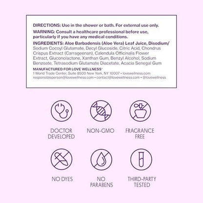 Love Wellness pH Balancing Cleanser | Fragrance-Free Feminine Vaginal Wash for Balanced pH & Intimate Health | Non-Irritating with Aloe Vera for Sensitive Skin | 5 Fl Oz