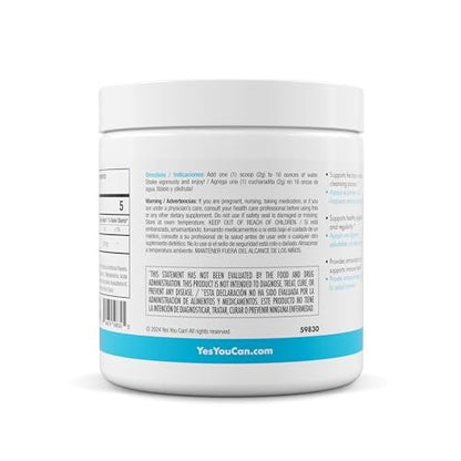 Yes You Can! Aloe Vera Powder Drink Mix - Hydration Booster Infused with Pure Organic Aloe Vera Extract - Delicious Flavors - Made in USA - Antioxidant Rich - Hibiscus Flavor - 40 Servings