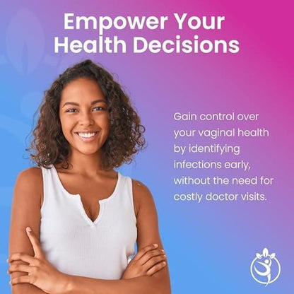 Pelvana Vaginal pH Test Strips for Women – 100 Strips, at-Home BV and Yeast Infection Test Kit, Vaginal pH Tester to Differentiate Between Conditions