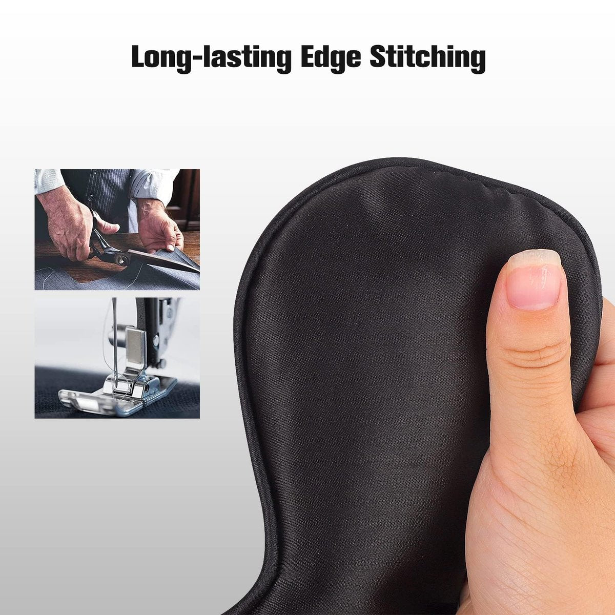2Pack Silk Sleep Mask, IEKEODI Eye Mask for Sleeping, Elastic Blackout Eye Mask & Blindfold for Full Night's Sleep, Travel and Nap (Black+Purple) - görsel 17