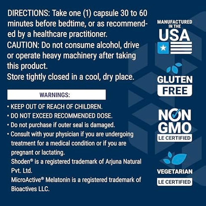 Life Extension Rest & Renew, for a Refreshing & Restorative Night’s Sleep, Gluten-Free, Non-GMO, Vegetarian, 30 Capsules