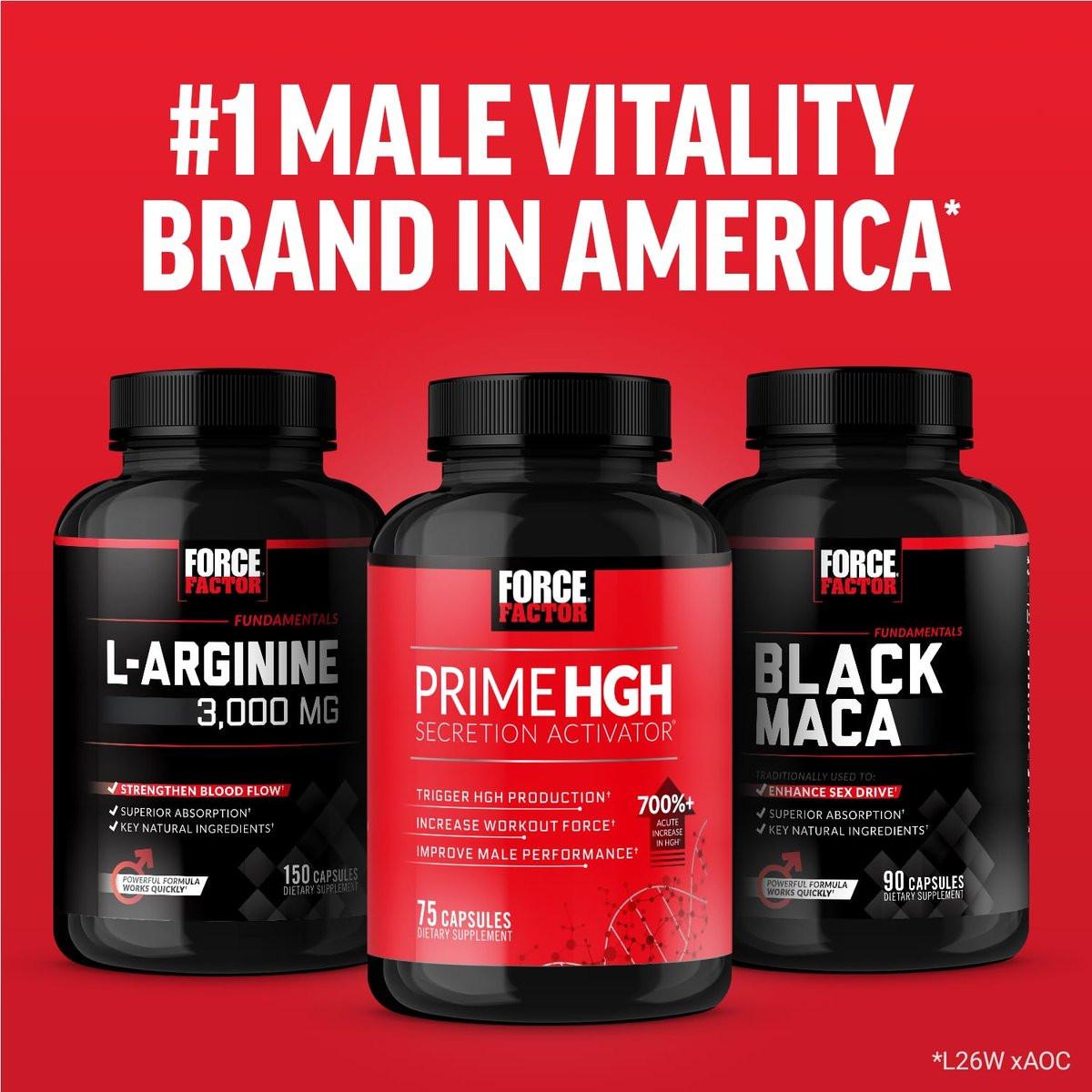 Force Factor Prime HGH Secretion Activator, HGH Supplement for Men with Clinically Studied AlphaSize to Help Trigger HGH Production, Increase Workout Force, and Improve Performance, 75 Capsules - görsel 14