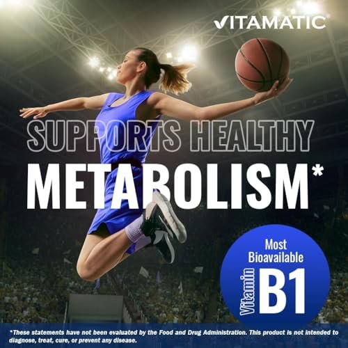 Vitamatic Benfotiamine 300 mg 90 Vegetarian Capsules - Fat Soluble Vitamin B1 Supplement - görsel 12