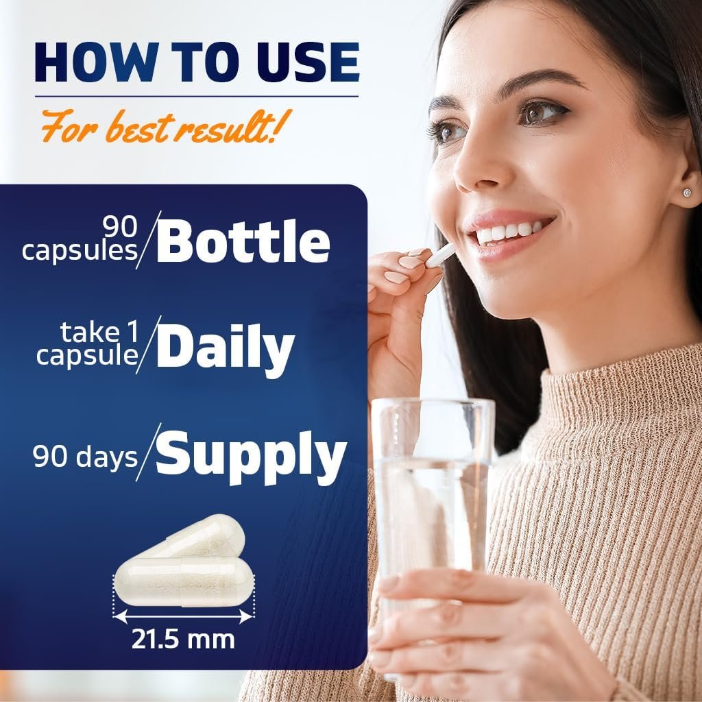 Vitamatic Benfotiamine 300 mg 90 Vegetarian Capsules - Fat Soluble Vitamin B1 Supplement - görsel 7