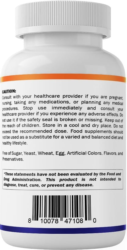 Vitamatic Benfotiamine 300 mg 90 Vegetarian Capsules - Fat Soluble Vitamin B1 Supplement
