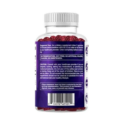 Vitamatic Melatonin 20mg Gummies for Adults, 30 Servings - 60 Count - Non-Habit Forming Supplement (Pack of 2)