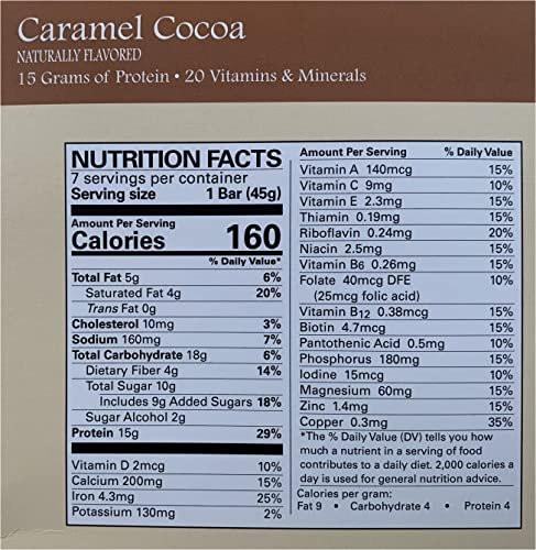 Caramel Cococa Bar - New Journey Weight Loss & Wellness - High Protein Nutrition Bar (7 bars/box) - görsel 3