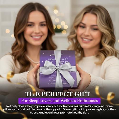 Pillow Sleep Spray Mist for Deep Sleep | Help Stress & Anxiety Relief Aid | (Pack of 3) Calming Lavender, Vanilla, Rose Mist | by Combat Cleaner - görsel 1