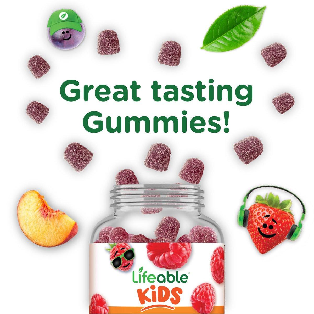 Lifeable Zinc for Kids | 25mg | Great Tasting Natural Flavored Zinc Gummies | Gluten Free Vegetarian Non GMO Zinc Supplements | Kids Zinc for Immune Support | 90 Gummies - görsel 7