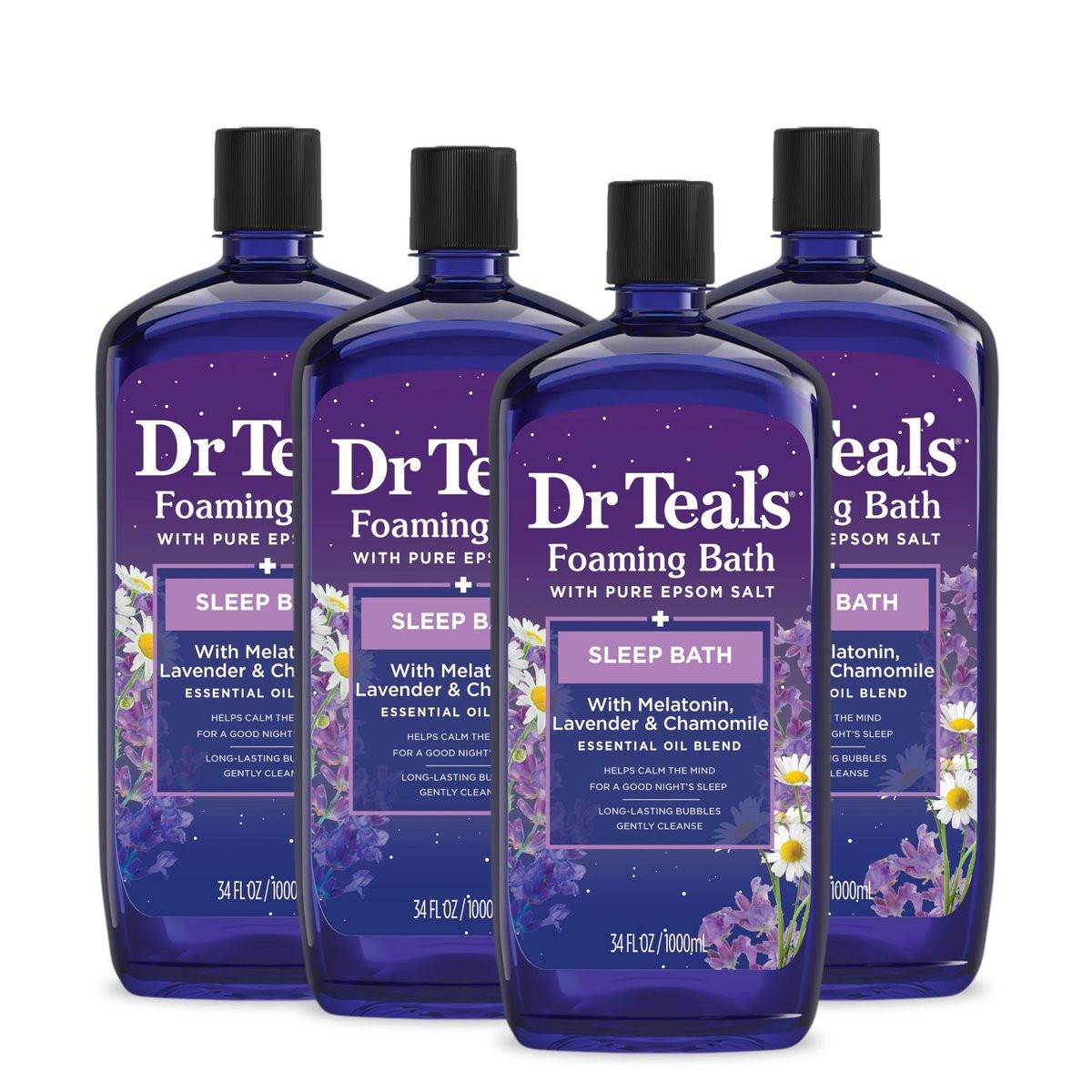Dr Teal's Calm Blend Spray with Melatonin, Lavender & Chamomile Essential Oils, 6 fl oz (Pack of 3) - görsel 9