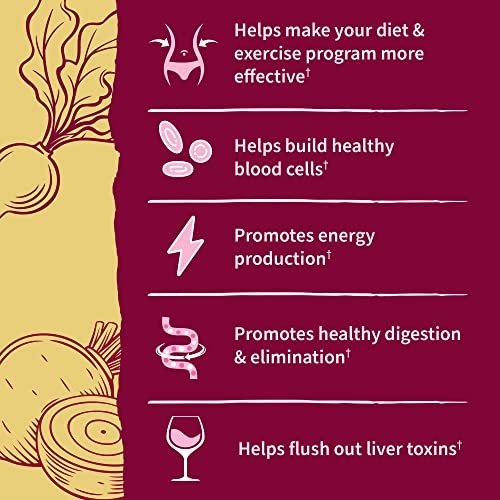Garden of Life Organic Beet Root Powder with Antioxidants, Vitamin C, Probiotics & Apple Cider Vinegar for Digestive & Liver Health – BEETS Detox – Vegan, Non GMO, Cranberry Pomegranate, 30 Servings - görsel 8