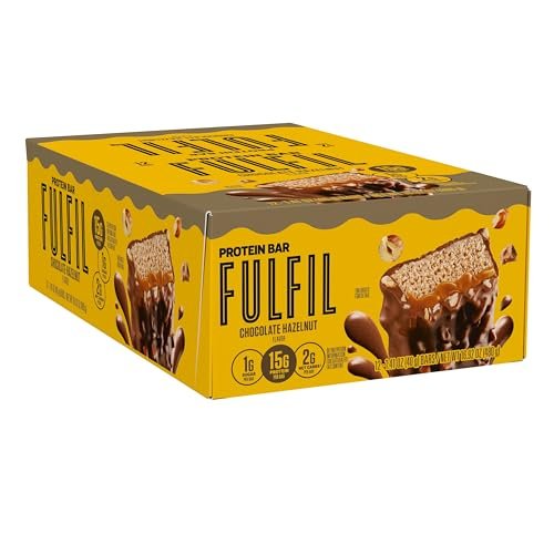 FULFIL Protein Snack Bars, Chocolate – Convenient Snacking: Individually wrapped and portable, these bars are – Image 4