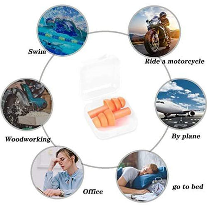 Earplugs for Sleeping Noise Cancelling – Pack Size: 8 pairs (16 pieces) – Image 9