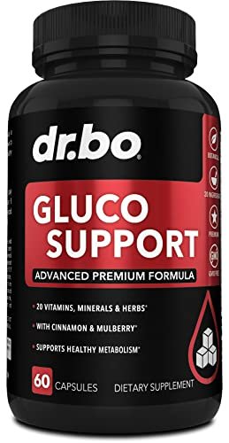 Gluco Support Supplement Capsules - Boost Metabolism Supplements, Vitamin Herbal Formula Pill - Ultra Balance Optimizer Vitamins, Chromium, Cinnamon, Bitter Melon Leaf, Gymnema, Vanadium - 60 Pills - görsel 3