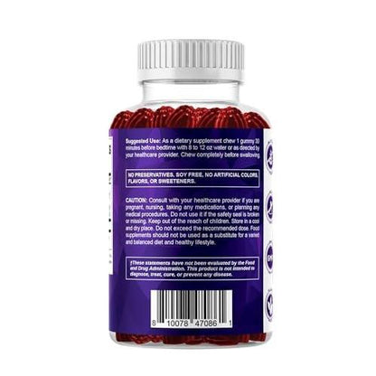 Vitamatic Melatonin 10 mg Vegetarian Gummies – Non-Habit Forming – 60 Gummies per Bottle – 2-Pack (Total 120 Vegan Gummies)