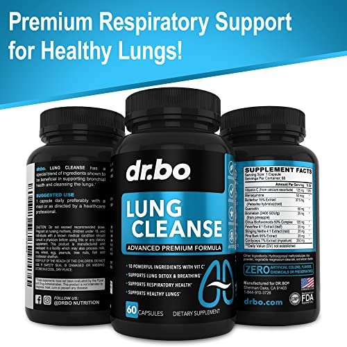 Lung Cleanse Support Supplement - – Herbal Lung Detox: Formulated with herbs known for their cleansing properties – Image 1