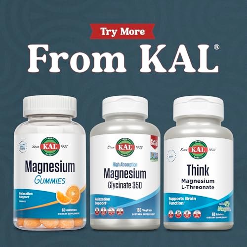 KAL Magnesium Glycinate Capsules, Fully – Non-GMO: Yes – Image 11