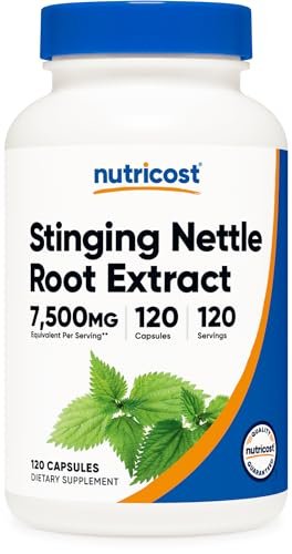 Nutricost Stinging Nettle Root Extract 120 Capsules for 120 Servings Per Bottle - Vegetarian, GMO Free and Gluten Free - görsel 2