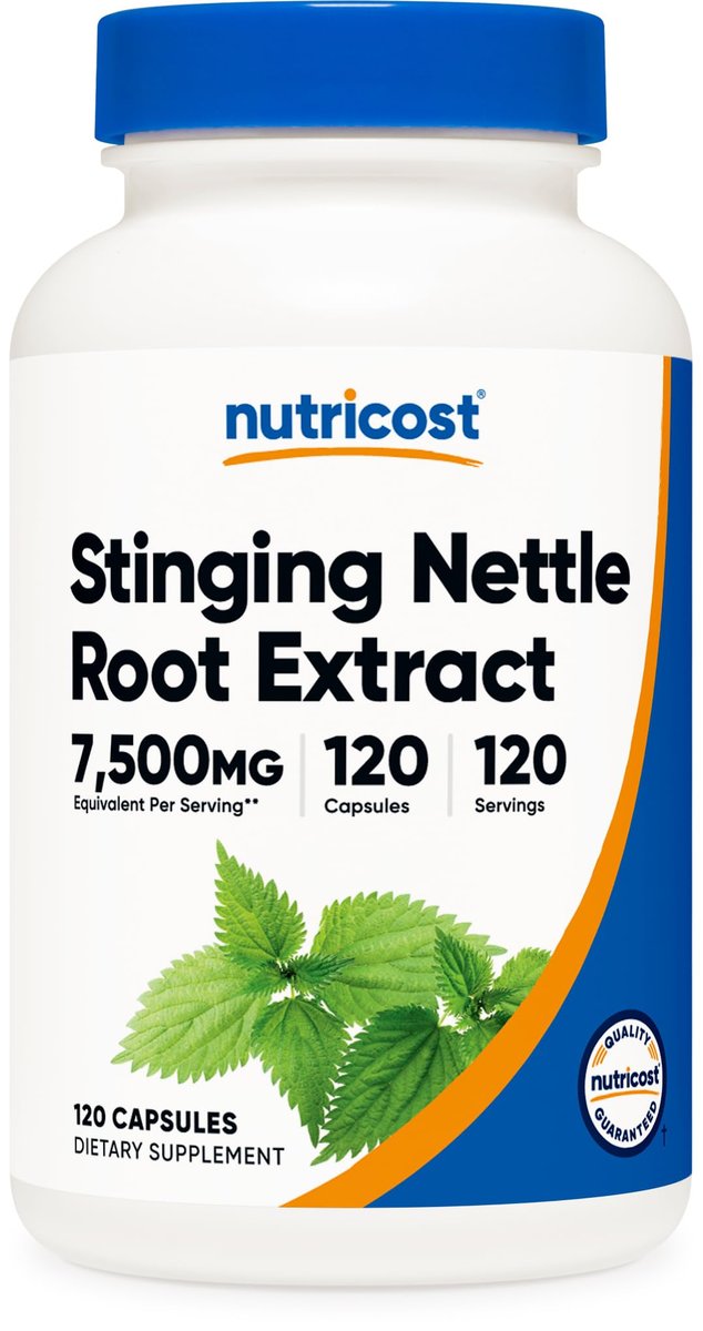 Nutricost Stinging Nettle Root Extract 120 Capsules for 120 Servings Per Bottle - Vegetarian, GMO Free and Gluten Free - görsel 1