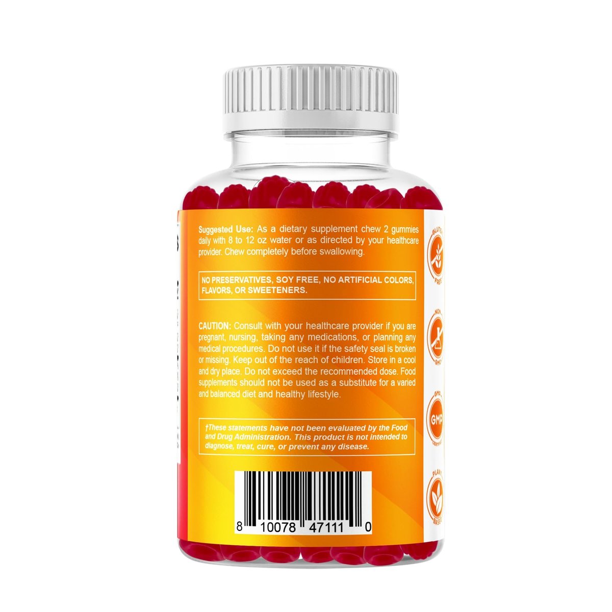 Vitamatic Vitamin D3 + K2 Gummies – 60 Count | Supports Bone, Heart & Immune Health – Promotes Calcium Absorption – Plant-Based, Non-GMO, Gluten-Free - görsel 17
