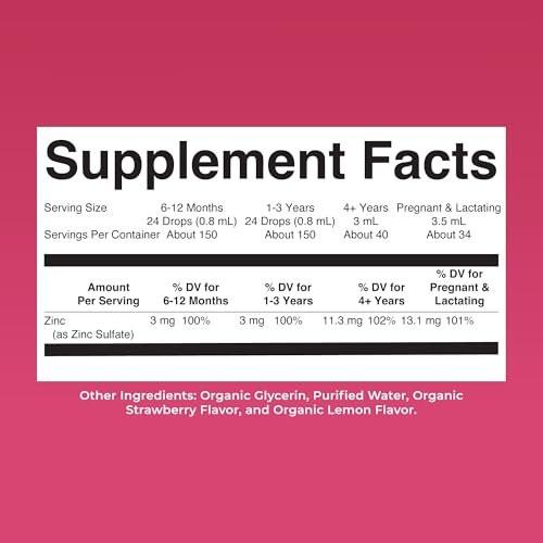 MaryRuth's Organic Liquid Zinc Supplement for Kids & Adults | Immune Support | Skin Health | Antioxidant | Cellular Metabolism | Zinc Sulfate | Vegan | Non-GMO | Sugar Free | Gluten Free | 4 oz - görsel 8