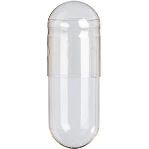 XPRS Nutra Vegan Size 00 Separated Capsules - 1000 Count Premium Empty Capsules Separated in Bags - Clear Empty 00 Pills for DIY Supplement Filling