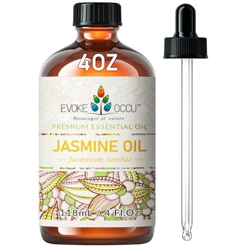 EVOKE OCCU Jasmine Essential Oil for Cleaning, Air Freshening, Relaxing, Add to Spray and Diffuser - 4 Fl Oz - görsel 2
