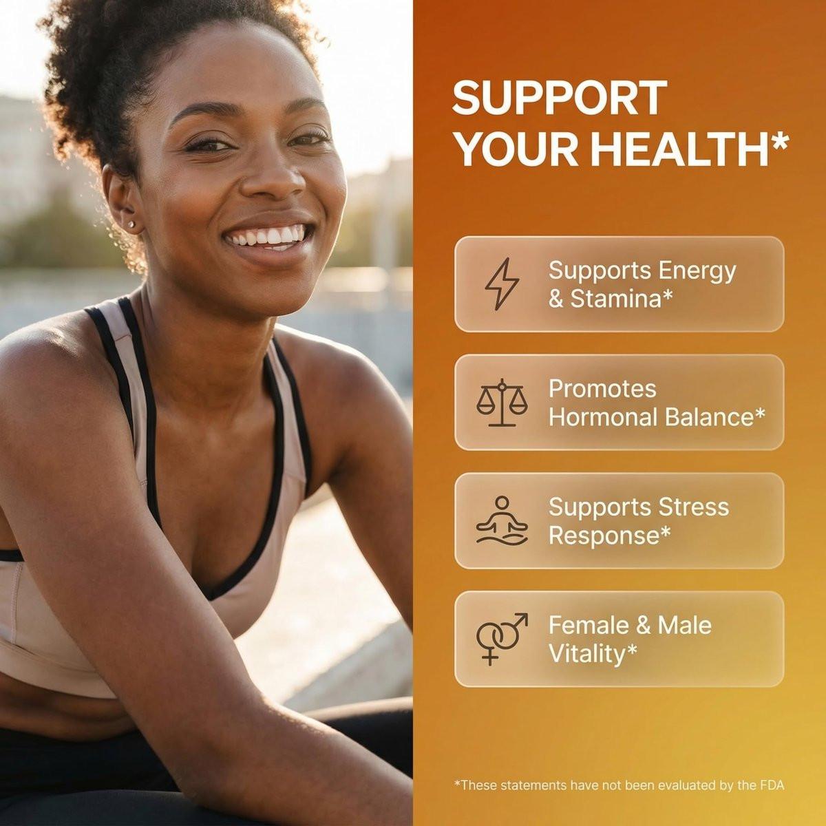 Clean Nutraceuticals Ashwagandha Maca Root Fenugreek Supplement with Tongkat Ali Ginseng - Assists with Stress, Mood & Thyroid - Ashwagandha Capsules Fenugreek Caps - 1 Pack - görsel 3