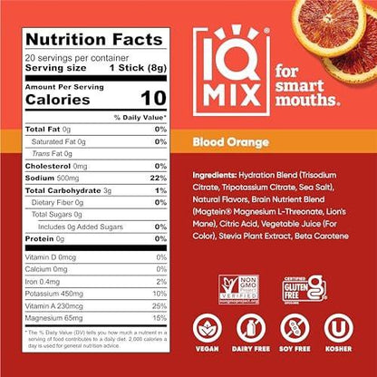IQMIX Hydration Electrolyte Powder – 4-in-1 – Lion’s Mane Mushroom: A natural nootropic that supports focus, – Image 4